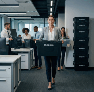 déménager ses bureaux avec des caisses de déménagement