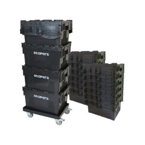 Lot de plusieurs bacs STAPERS pour l'offre caisses demenagement pack